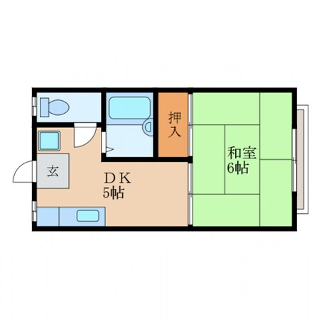 ＡＲＫ五個荘Ⅰ・Ⅱの物件間取画像